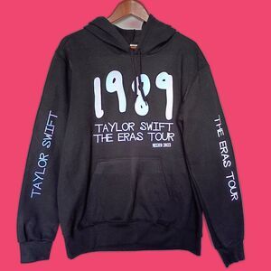 Taylor Swift 1989 Eras Tour 2023 Mexico Hoodie Holographic Reflective L Swiftie